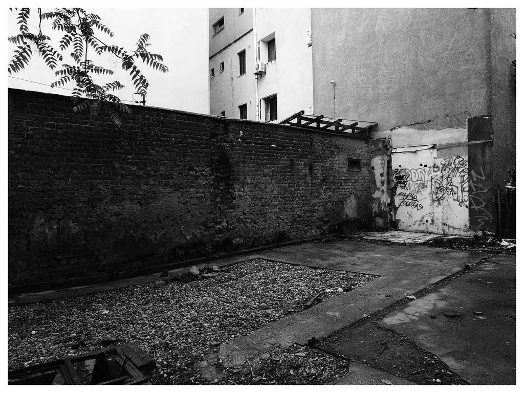 Pustiu. Sufletele părăsite stau printre ruine.