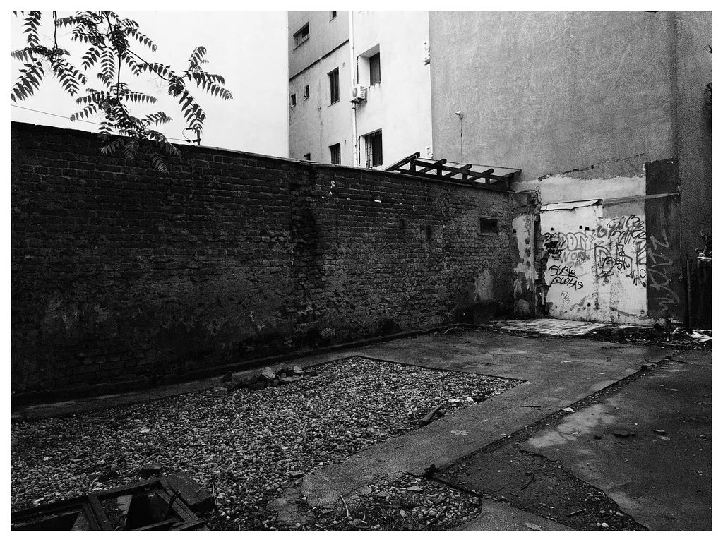 Pustiu. Sufletele părăsite stau printre ruine.